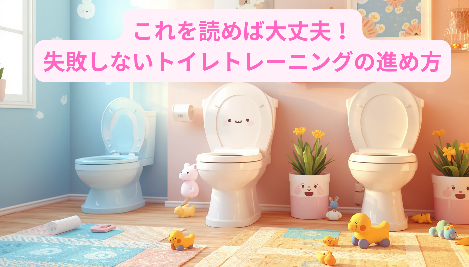 これを読めば大丈夫 失敗しないトイレトレーニングの進め方