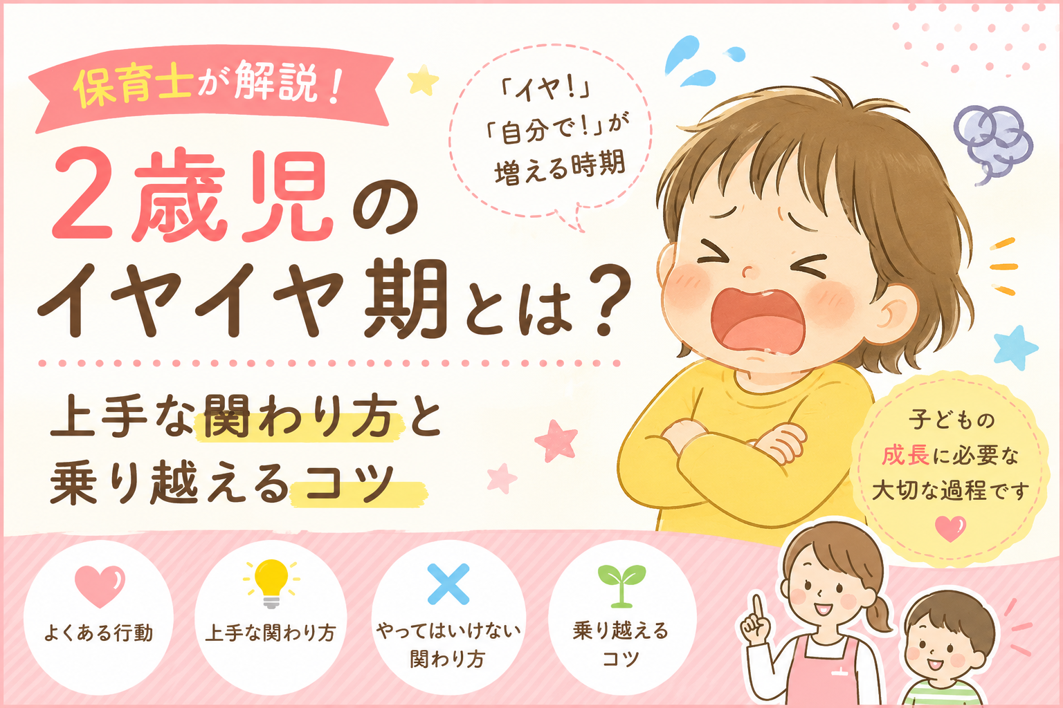 2歳児のイヤイヤ期とは